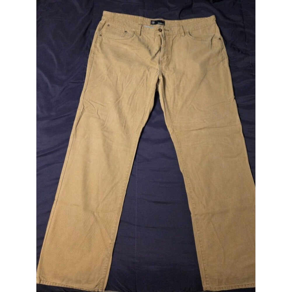 MENS WEATHERPROOF KHAKI CHINO JEANS 40X32
